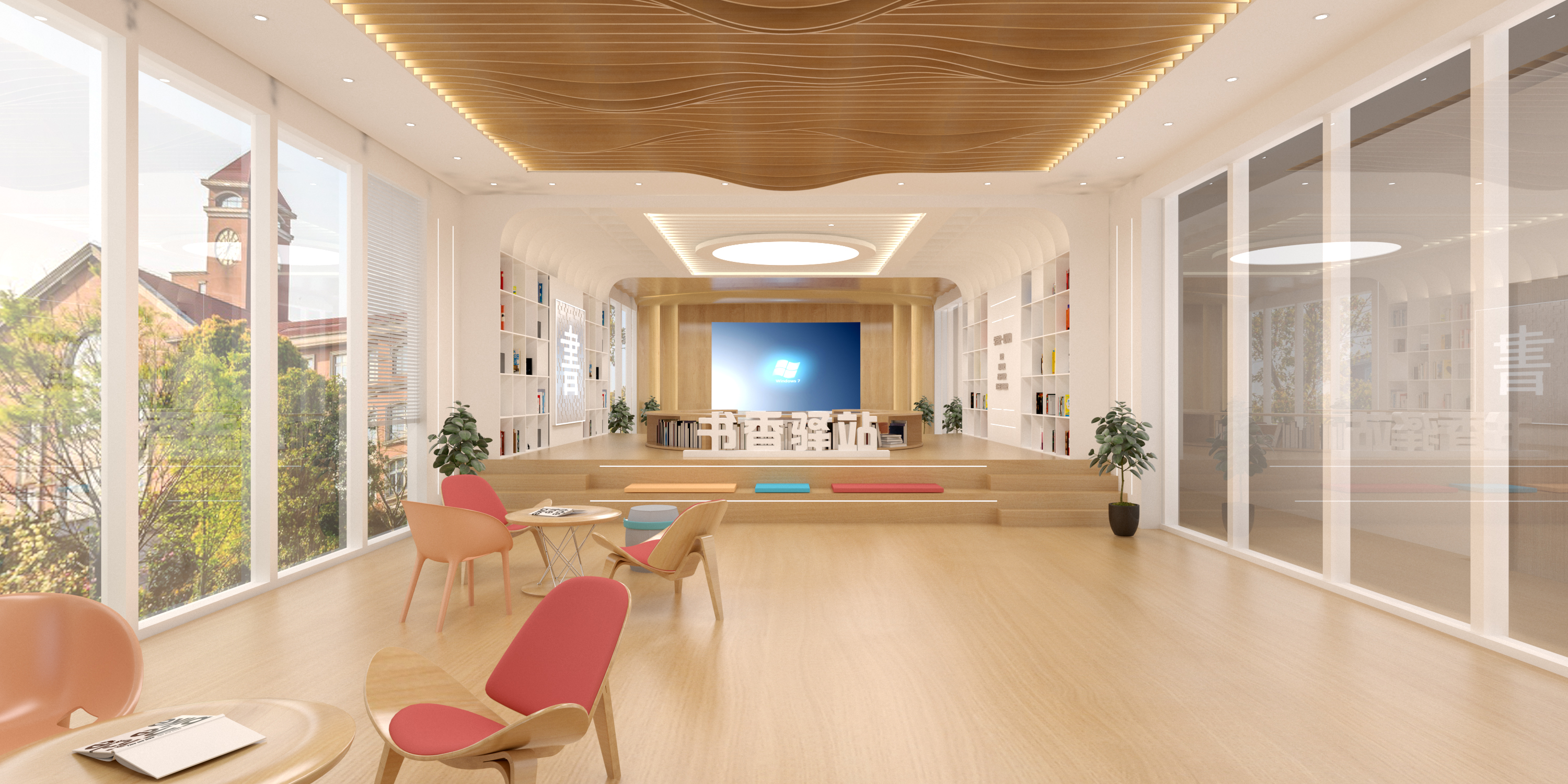 钦州书香驿站文化空间